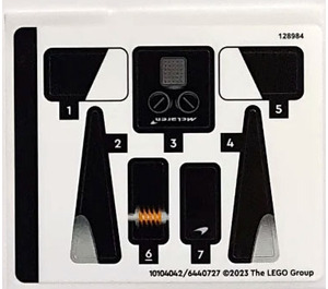 LEGO Autocollant Sheet for Set 76918 (10104042)