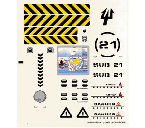 LEGO Sticker Sheet for Set 7774 / 7775 (58840)