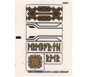 LEGO Sticker Sheet for Set 79018 (18803)