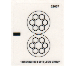 LEGO Autocollant Sheet for Set 79102 (13055)