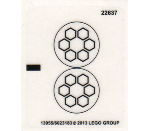 LEGO Sticker Sheet for Set 79102 (13055)