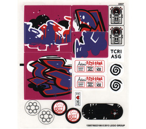 LEGO Sticker Sheet for Set 79104 (13057)