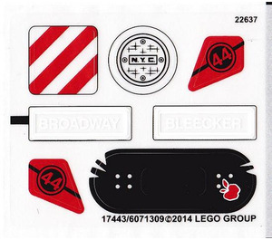 LEGO Sticker Sheet for Set 79118 (17443)