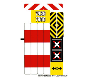 LEGO Sticker Sheet for Set 7936 (90600)