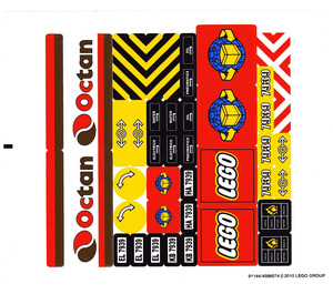 LEGO Sticker Sheet for Set 7939 (91144)