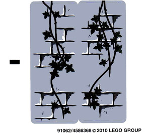 LEGO Autocollant Sheet for Set 7948 (91062)