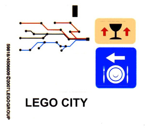 LEGO Autocollant Sheet for Set 7997 (59818)