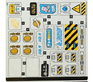 LEGO Sticker Sheet for Set 80032 (88403)