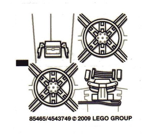 LEGO Aufkleber Sheet for Set 8017 (85465)