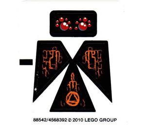 LEGO Autocollant Sheet for Set 8056 (88542)