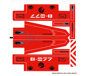 레고 Sticker Sheet for Set 8077 (90444)