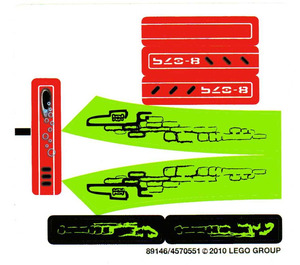 LEGO Sticker Sheet for Set 8079 (89146)
