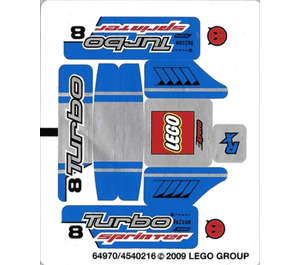 LEGO Autocollant Sheet for Set 8120 (64970)