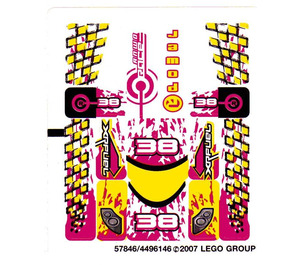 LEGO Sticker Sheet for Set 8131 (57846 / 57848)