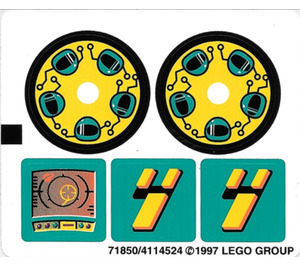 LEGO Sticker Sheet for Set 8257 (71850)