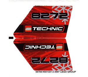 LEGO Sticker Sheet for Set 8272 (58784)