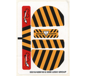 LEGO Sticker Sheet for Set 8283 (55316)