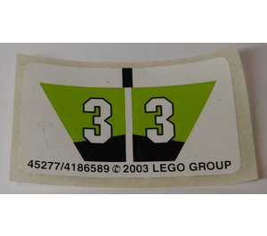 LEGO Autocollant Sheet for Set 8356 (45277)