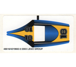 LEGO Autocollant Sheet for Set 8383 (48616)