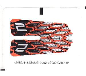 LEGO Sticker Sheet for Set 8468 (42452)