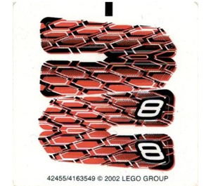 LEGO Sticker Sheet for Set 8471 (42455)