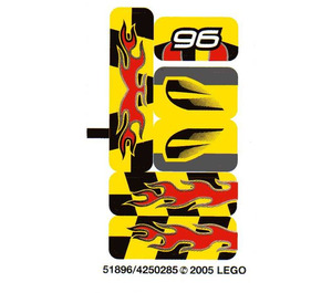 LEGO Sticker Sheet for Set 8644 (51897)