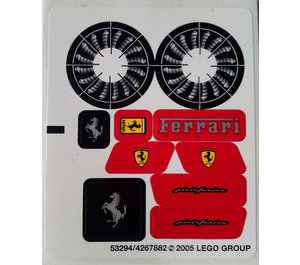 LEGO Sticker Sheet for Set 8653 (53294)