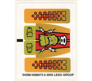 LEGO Sticker Sheet for Set 8670 (54398)