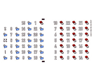 LEGO Sticker Sheet for Set 880002-3 (22094)