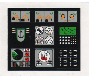 LEGO Sticker Sheet for Set 8839