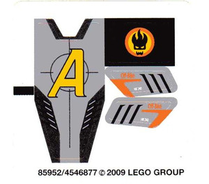 LEGO Sticker Sheet for Set 8967 (85952)