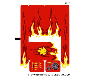 LEGO Autocollant Sheet for Set 9441 (71049)