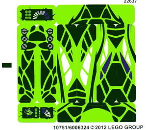 LEGO Sticker Sheet for Set 9447 (10751)