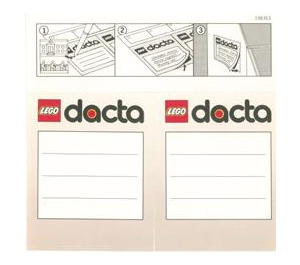 LEGO Sticker Sheet for Set 9603