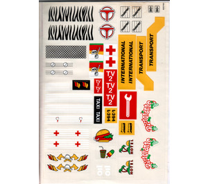 LEGO Sticker Sheet from idea book 260 (820700)