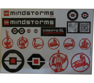 LEGO Sticker Sheet - Mindstorms EV3 Promotion