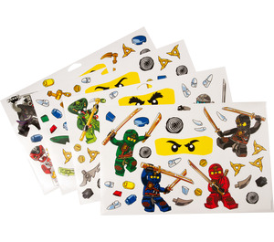 LEGO Sticker Sheet - Ninjago Wall Stickers (851348)