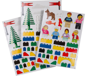 LEGO Autocollant Sheet - mur Stickers (850797)