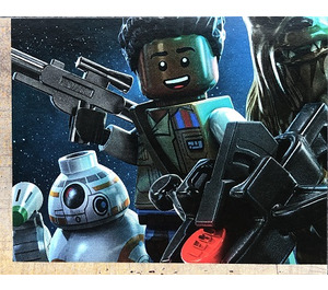 LEGO Sticker, Star Wars, Blauw Ocean # 257