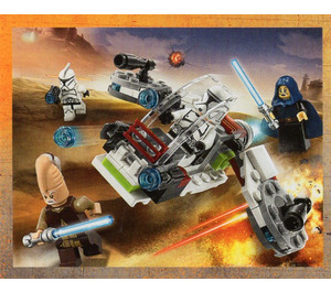 LEGO Sticker, Star Wars, Blauw Ocean # 72