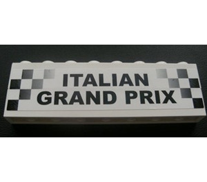 LEGO Stickered Assembly avec Italian Grand Prix Autocollant