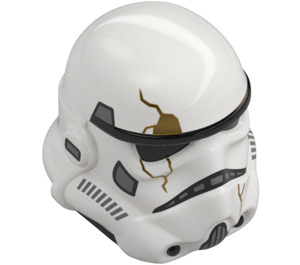 LEGO Stormtrooper Kask z Żółty Scar