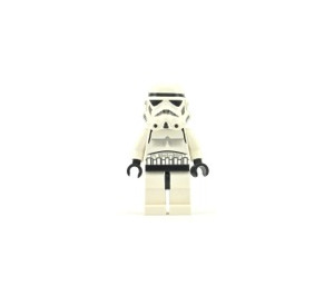 LEGO Stormtrooper s Černá Hlava Minifigurka s pevnou ústní přilbou