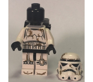 LEGO Stormtrooper with Re-Breather, Dirt Stains, Black Head