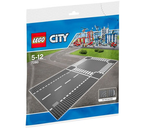 LEGO Gerade & Crossroad Plates 7280 Packaging