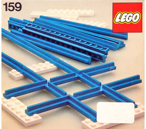 LEGO Rechtdoor Track met Crossing 159