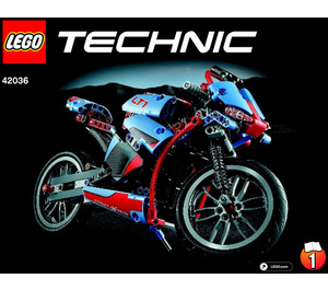 LEGO Street Motorcycle Set 42036 Instructions