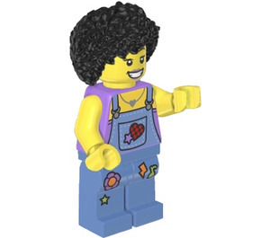 LEGO Street Musician with Black Coiled Hair Minifigure