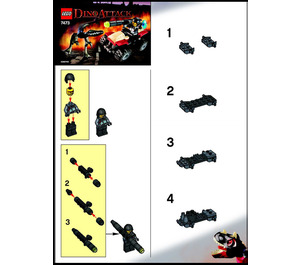LEGO Street Sprinter vs. Mutant Lizard 7473 Instructions