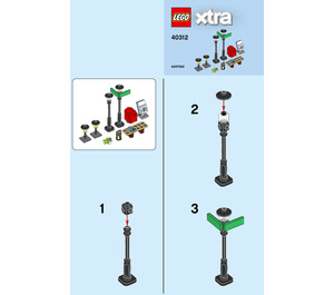 LEGO Streetlamps Set 40312 Instructions